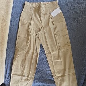 Athleta Paradise Straight Leg Cargo Pants In Tan
